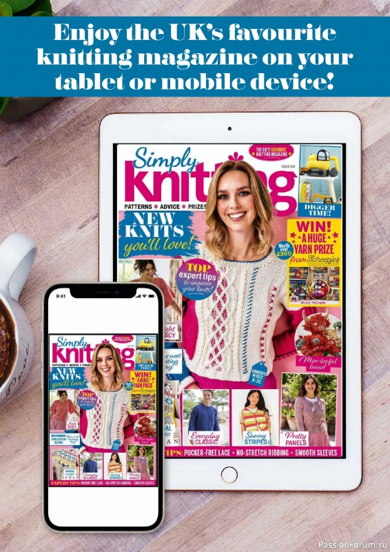 Вязаные проекты в журнале «Simply Knitting №280 2026»