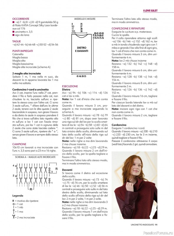 Вязаные проекты в журнале «Uncinetto Indossato №13 2025»