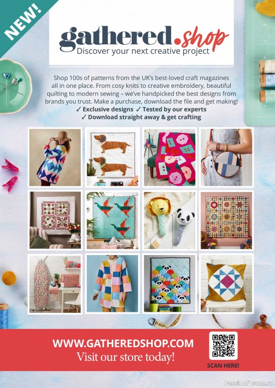 Коллекция проектов для рукодельниц в журнале &laquo;Love Patchwork & Quilting №163 2026&raquo;