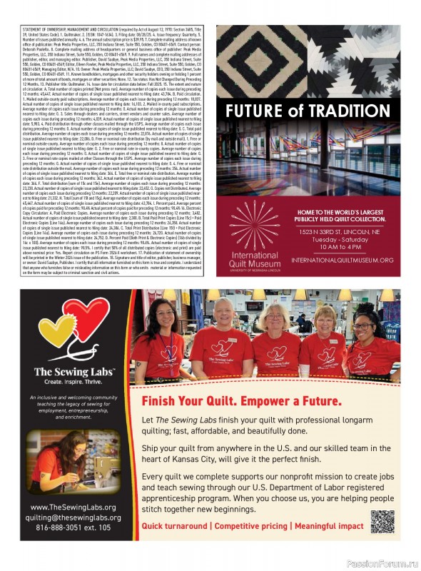 Коллекция проектов для рукодельниц в журнале «Quiltmaker - Winter 2026»