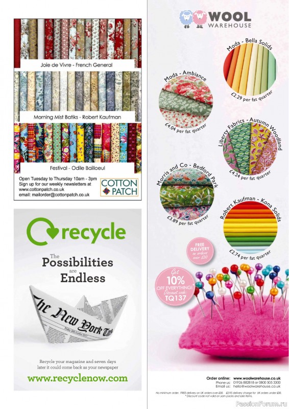 Коллекция проектов для рукодельниц в журнале «Todays Quilter №137 2025»