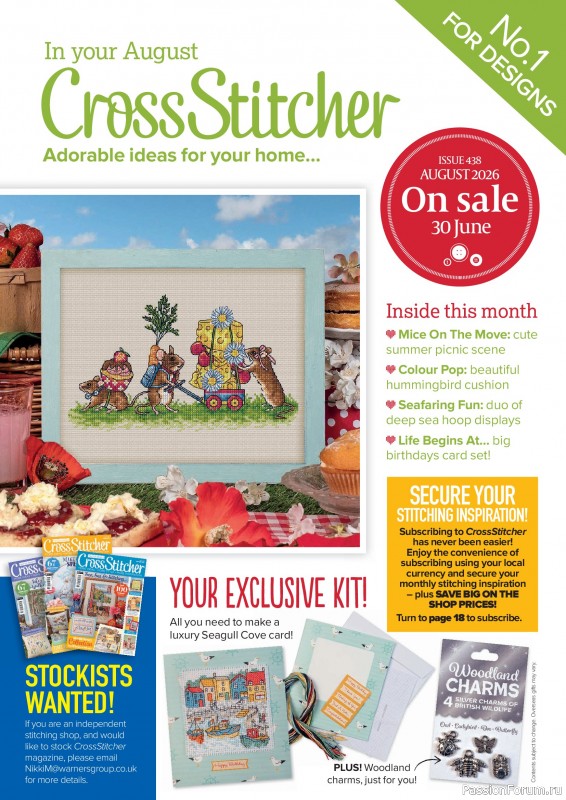 Коллекция вышивки в журнале &laquo;CrossStitcher №437 2026&raquo;
