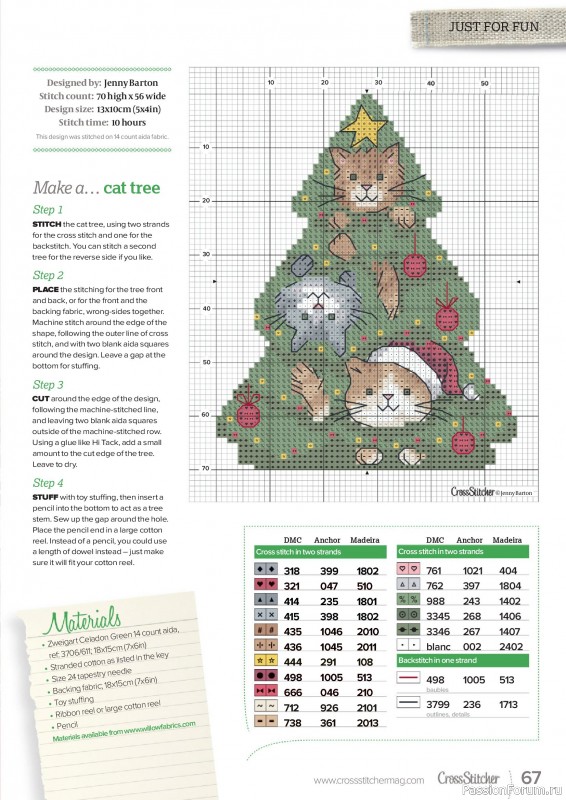 Коллекция вышивки в журнале «CrossStitcher №441 2026»