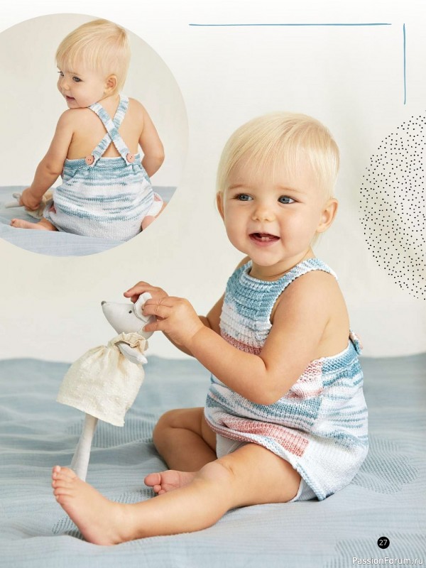 Вязаные модели для детей в журнале «Baby Maschenmode №54 2022»