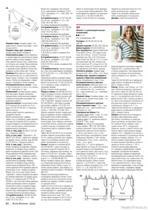 Вязаные модели в журнале «B-Вязание №2 2025»