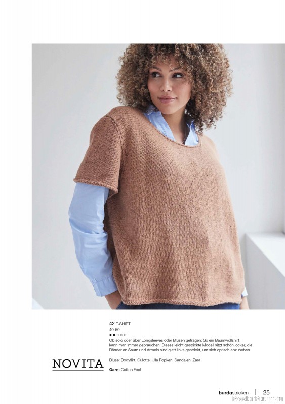Вязаные модели в журнале «Burda Stricken №2 2024»