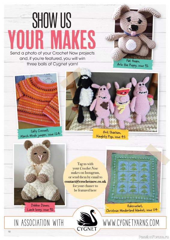 Вязаные проекты крючком в журнале &laquo;Crochet Now №129 2026&raquo;