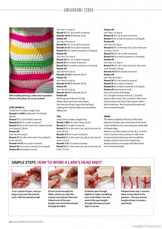 Вязаные проекты крючком в журнале «Simply Crochet №148 2024»