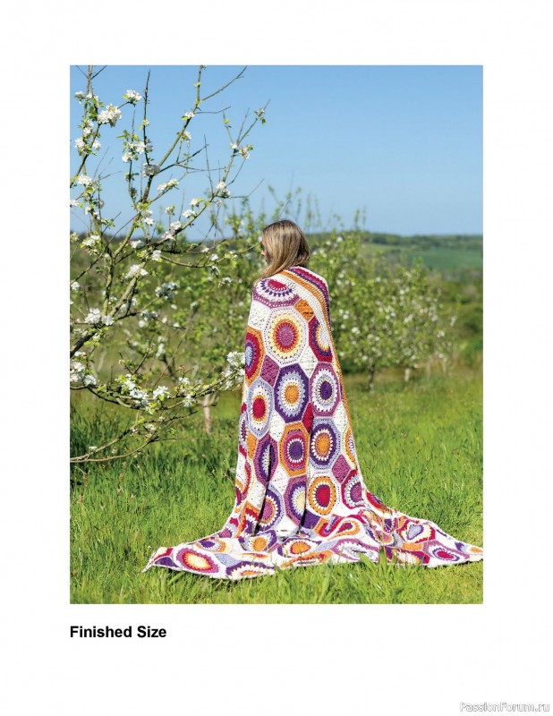 Вязаные проекты в книге «Crochet Modular Blankets». Продолжение
