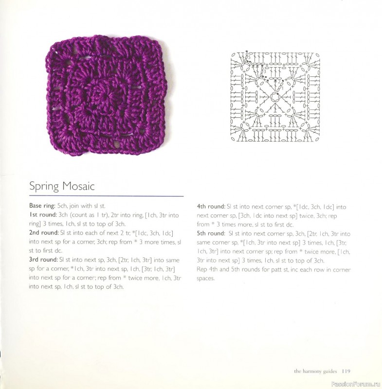 Вязаные проекты в книге &laquo;Crochet Stitch Motifs&raquo;.