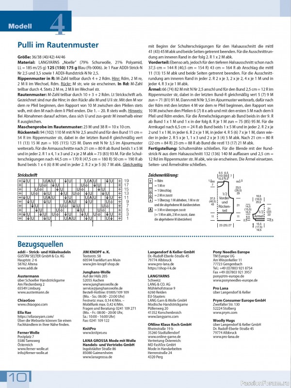 Вязаные проекты в журнале «Meine Strickmode Sonderheft MS207 2026»