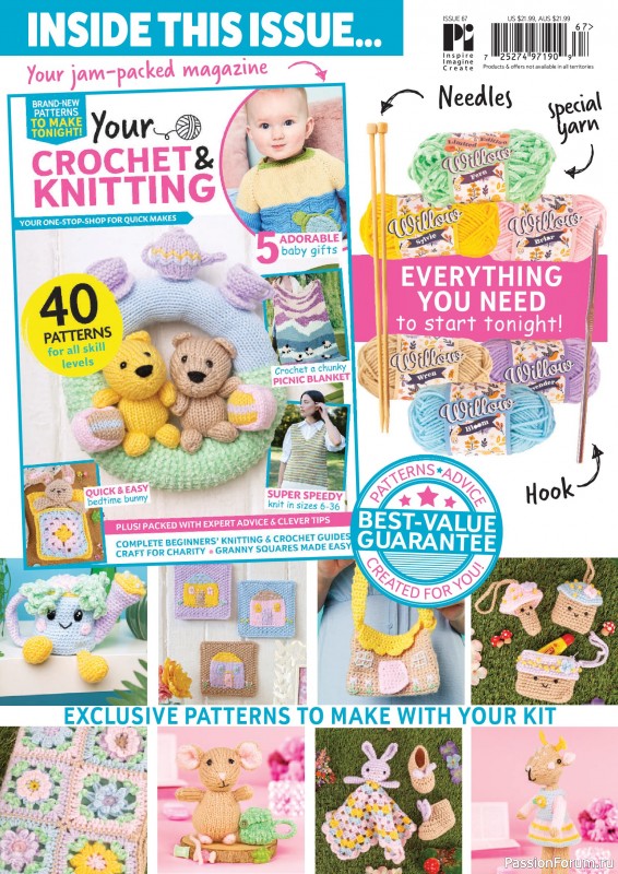 Вязаные проекты в журнале «Your Crochet & Knitting №67 2026»