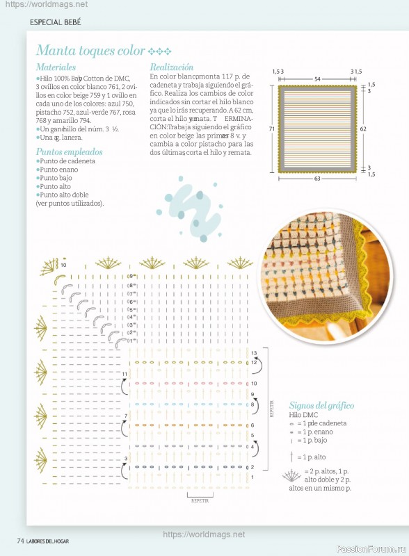 Коллекция проектов для рукодельниц в журнале &laquo;Labores del hogar №793 2025&raquo;