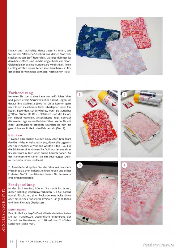 Коллекция проектов для рукодельниц в журнале &laquo;Patchwork Professional №2 2025&raquo;