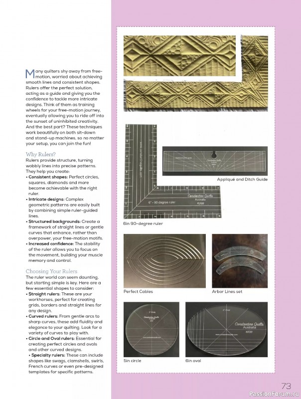 Коллекция проектов для рукодельниц в журнале «Quilters Companion №134 2025»