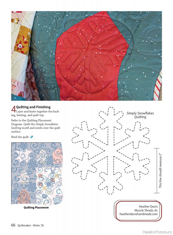 Коллекция проектов для рукодельниц в журнале «Quiltmaker - Winter 2026»