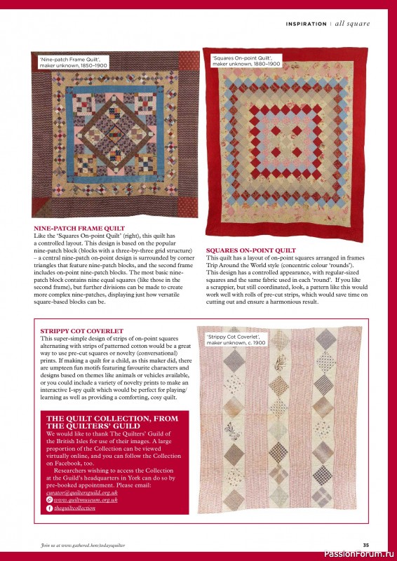 Коллекция проектов для рукодельниц в журнале &laquo;Todays Quilter №139 2026&raquo;