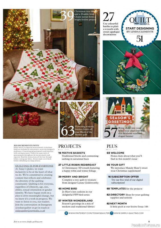 Коллекция проектов для рукодельниц в журнале &laquo;Todays Quilter №145 2026&raquo;