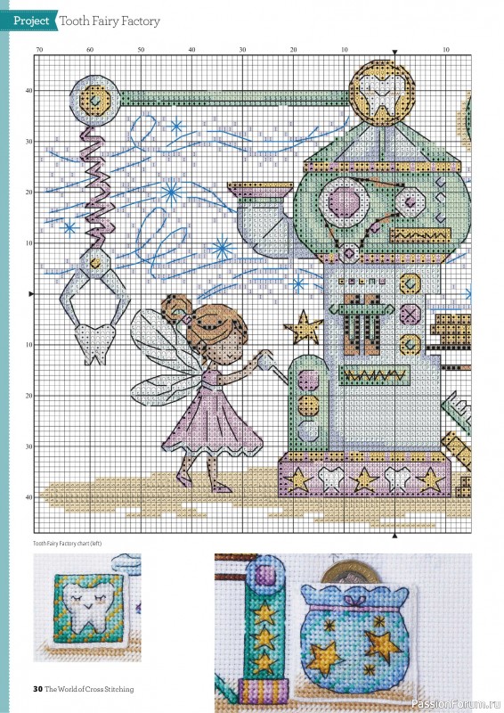 Коллекция вышивки в журнале «The World of Cross Stitching №374 2026»