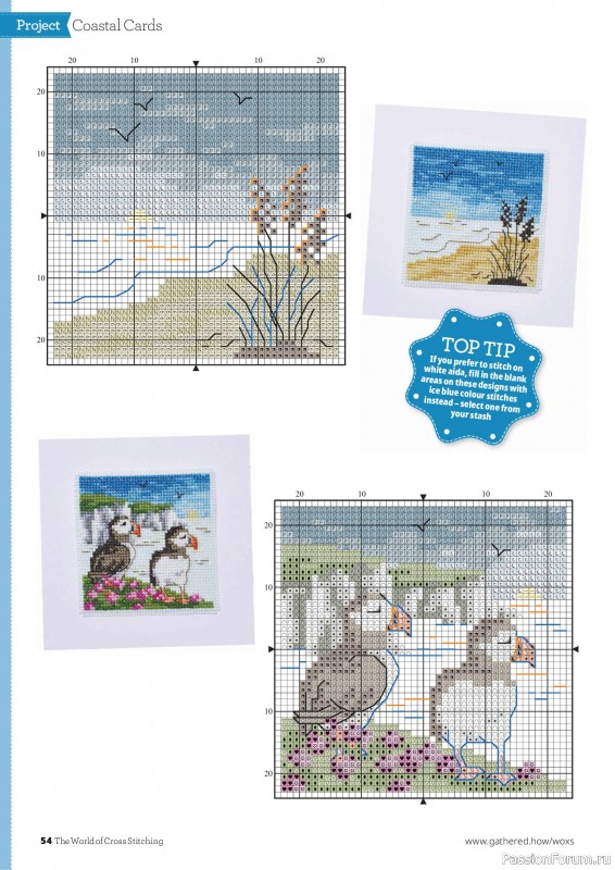 Коллекция вышивки в журнале «The World of Cross Stitching №374 2026»