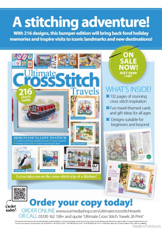 Коллекция вышивки в журнале «Ultimate CrossStitch – Cards 2026»