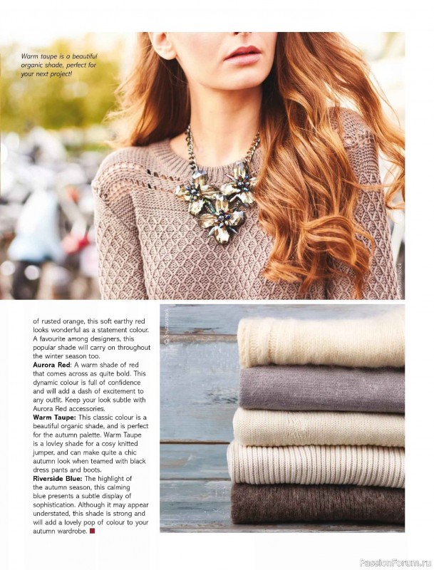 Вязаные модели спицами в журнале &laquo;Australian Knitting Vol.18 №1 2026&raquo;