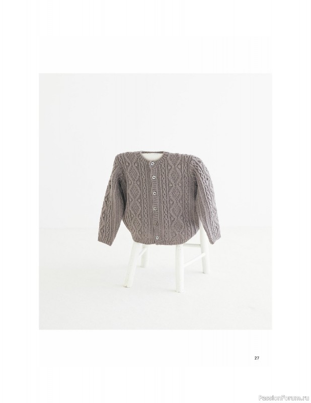 Вязаные модели в книге «Children's Knitwear»