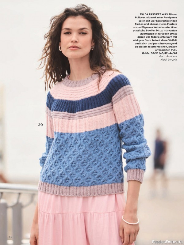 Вязаные модели в журнале &laquo;Sabrina №2 2026 Germany&raquo;