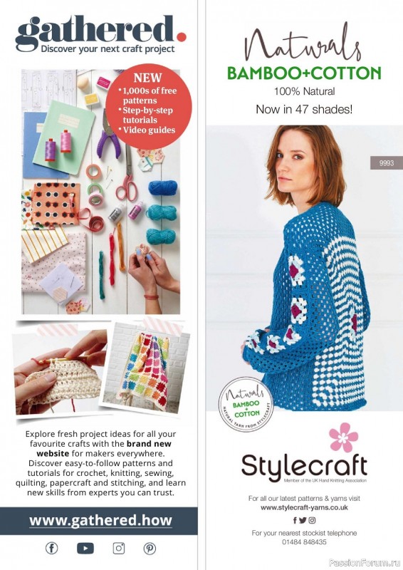 Вязаные проекты крючком в журнале «Simply Crochet №140 2023»