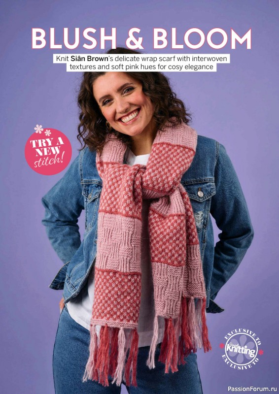 Вязаные проекты крючком в журнале «Simply Knitting №264 2025»