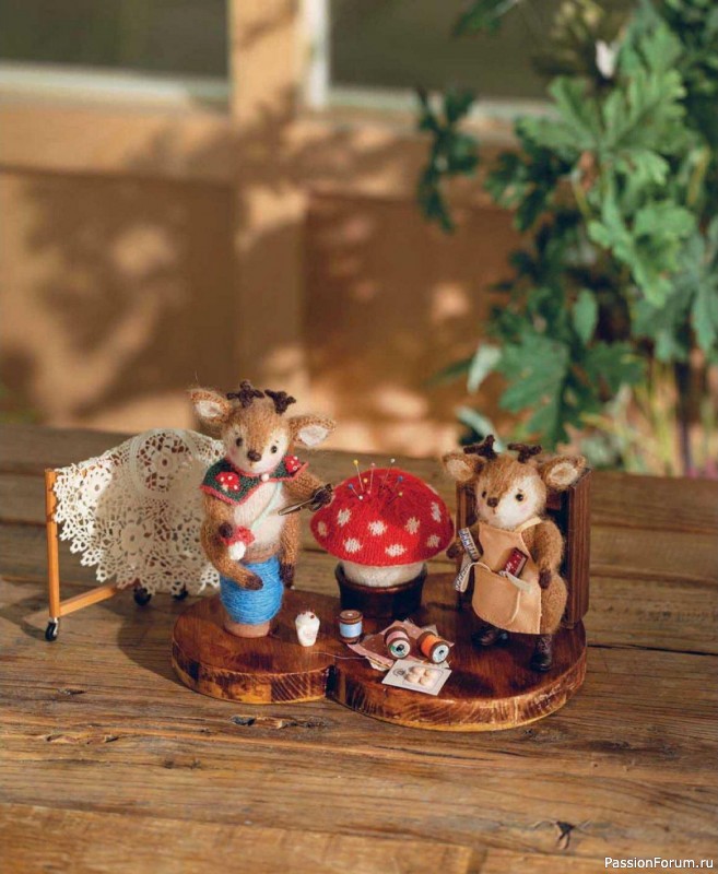 Вязаные проекты в книге &laquo;Шарнирные игрушки на спицах&raquo;.