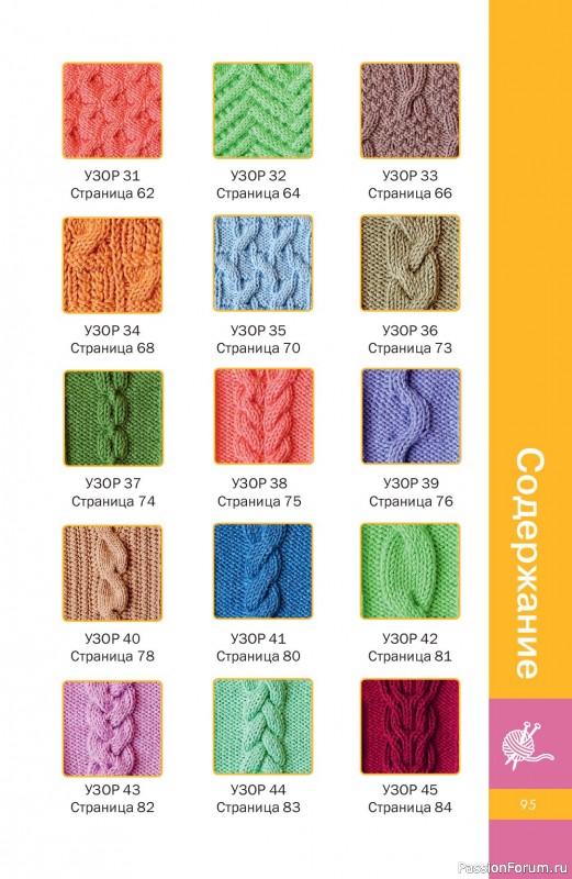 Вязаные проекты в книге &laquo;Узоры спицами на каждый день&raquo;.