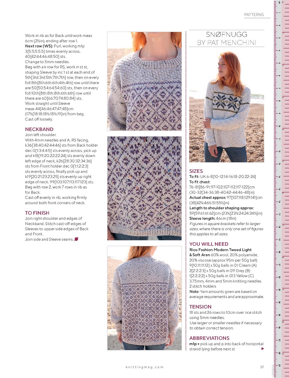Модные вязаные изделия в журнале "Knitting" №225 2021