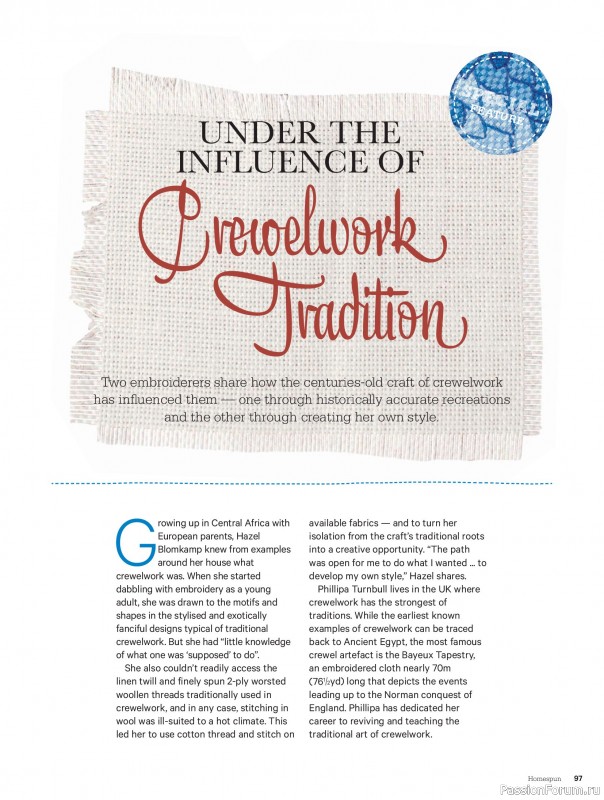 Коллекция проектов для рукодельниц в журнале &laquo;Australian Homespun №230 2026&raquo;