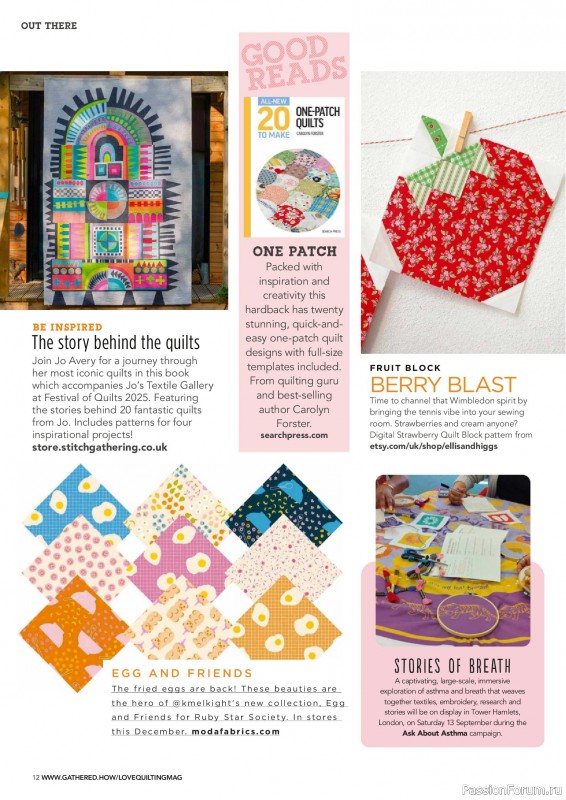 Коллекция проектов для рукодельниц в журнале «Love Patchwork & Quilting №153 2025»
