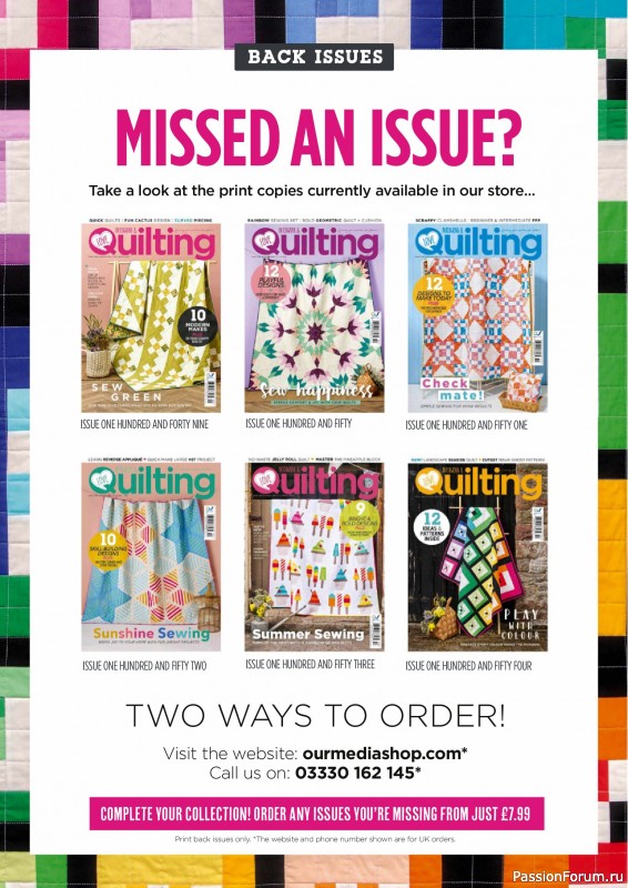 Коллекция проектов для рукодельниц в журнале «Love Patchwork & Quilting №155 2025»