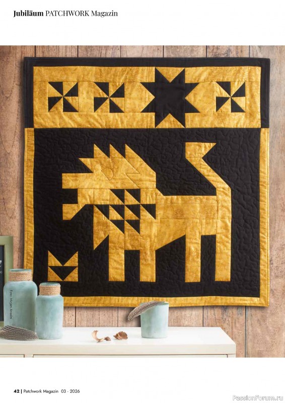 Коллекция проектов для рукодельниц в журнале &laquo;Patchwork das Magazin №3 2026&raquo;