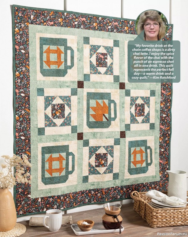 Коллекция проектов для рукодельниц в журнале «Quilter's World - Autumn 2025»