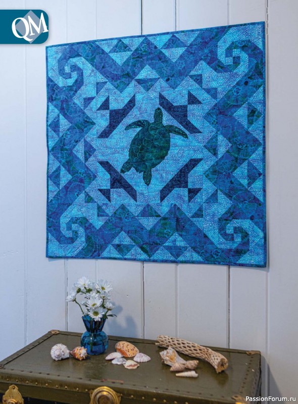 Коллекция проектов для рукодельниц в журнале «Quiltmaker №221 2025»