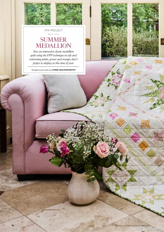 Коллекция проектов для рукодельниц в журнале «Todays Quilter №142 2026»