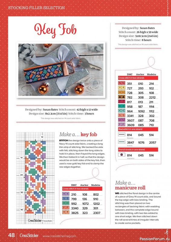 Коллекция вышивки в журнале «CrossStitcher №388 2022»