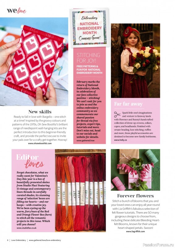 Коллекция вышивки в журнале «Love Embroidery №75 2026»