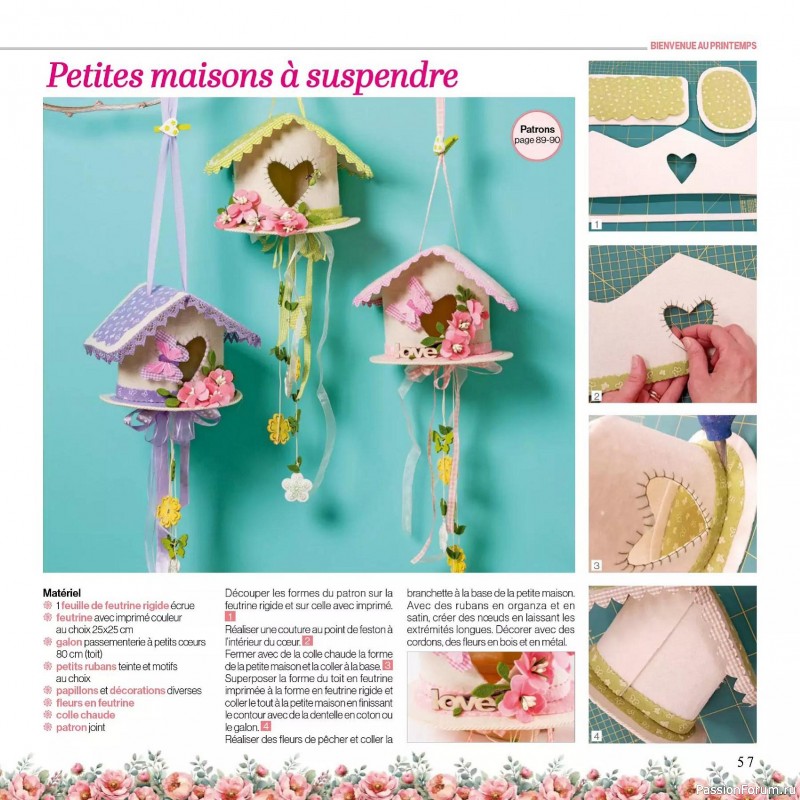 Вязаные проекты в журнале &laquo;Creer avec Hors-Serie - Mars/Avril/Mai 2026&raquo;