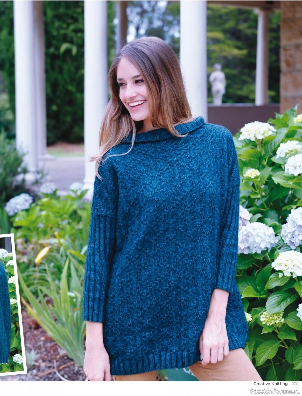 Вязаные модели спицами в журнале &laquo;Creative Knitting №91 2025&raquo;