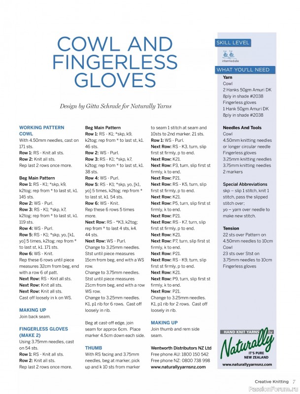 Вязаные модели спицами в журнале &laquo;Creative Knitting №91 2025&raquo;