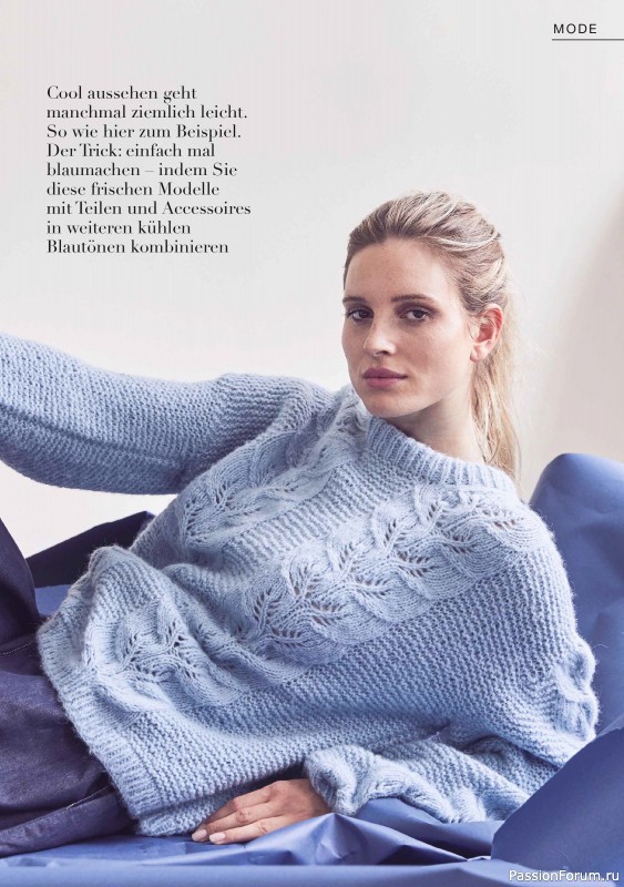 Вязаные модели в журнале «Burda Stricken №6 2023»