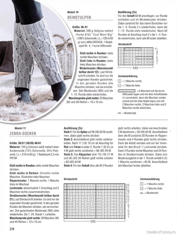 Вязаные проекты спицами в журнале «Sandra Sonderheft SA312 2025»