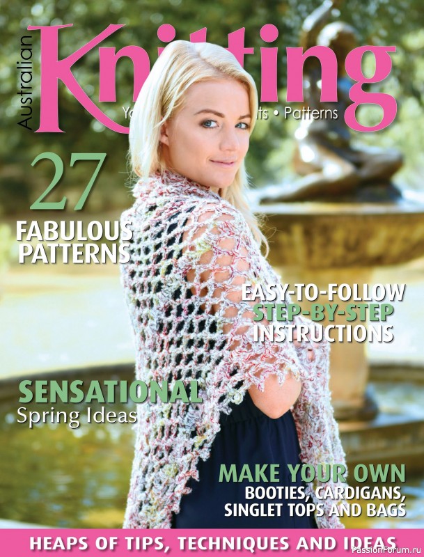 Вязаные модели спицами в журнале &laquo;Australian Knitting &ndash; Vol.17 №3 2025&raquo;
