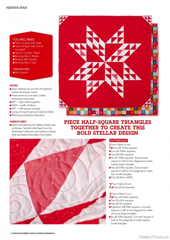 Коллекция проектов для рукодельниц в журнале «Love Patchwork & Quilting №155 2025»