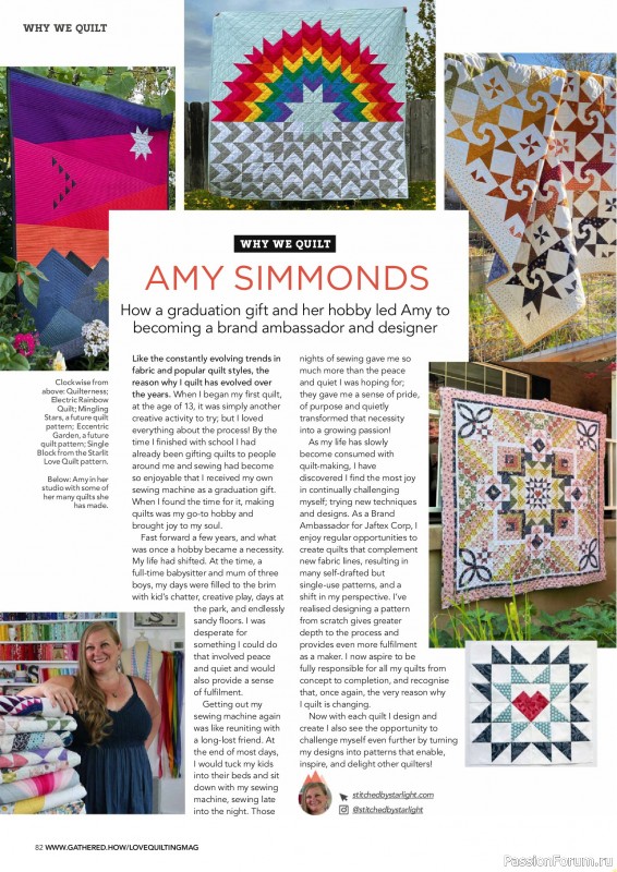 Коллекция проектов для рукодельниц в журнале «Love Patchwork & Quilting №155 2025»